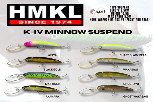 HMKL K-IV(K-4) Minnow Suspend