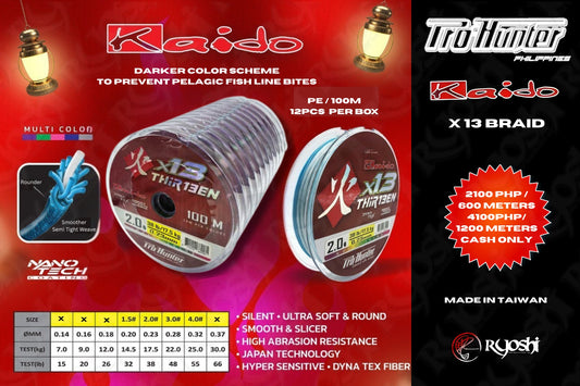 Prohunter Kaido X13 Braid 100m/1200M (10/24)
