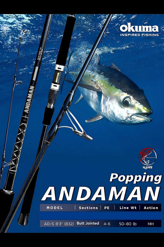 Okuma Andaman Popping Rod S-832MH