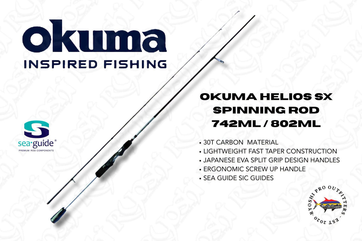 Okuma SX Spin Rod 742ML and 802ML
