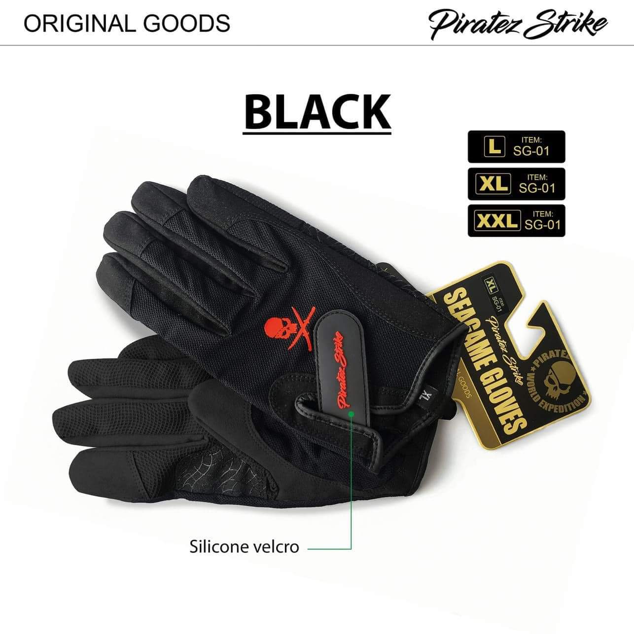 Piratez Strike Jigging and Popping Gloves