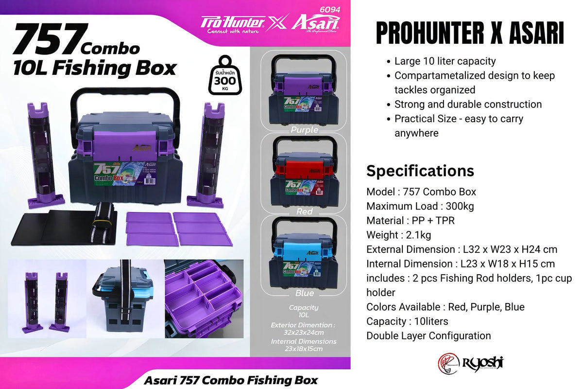 ProHunter X Asari 757 Combo Fishing Box