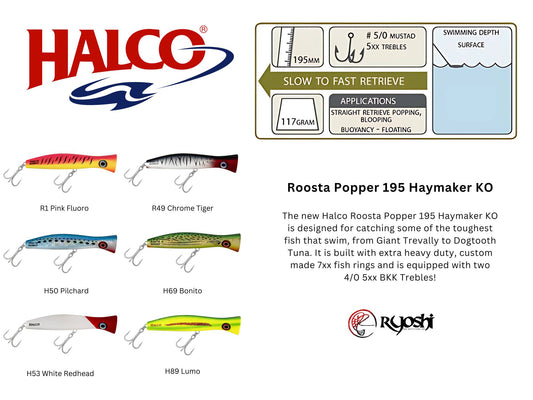 Halco Roosta Popper 195 Haymaker
