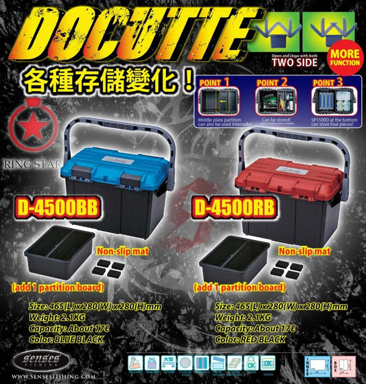 RS DOCUTTE 4500 BLUE BLACK 2.1KG 17L (465X280X280MM)
