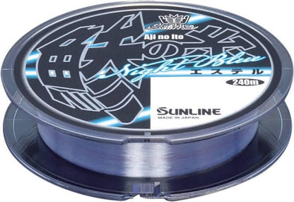 Sunline Aji No Ito Night Blue Polyester Line # 0.4