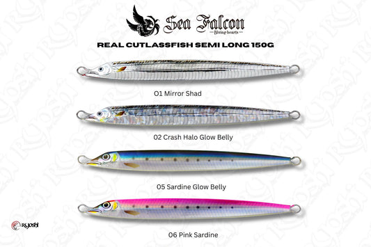Sea Falcon Real Cutlass Fish 150g Jig