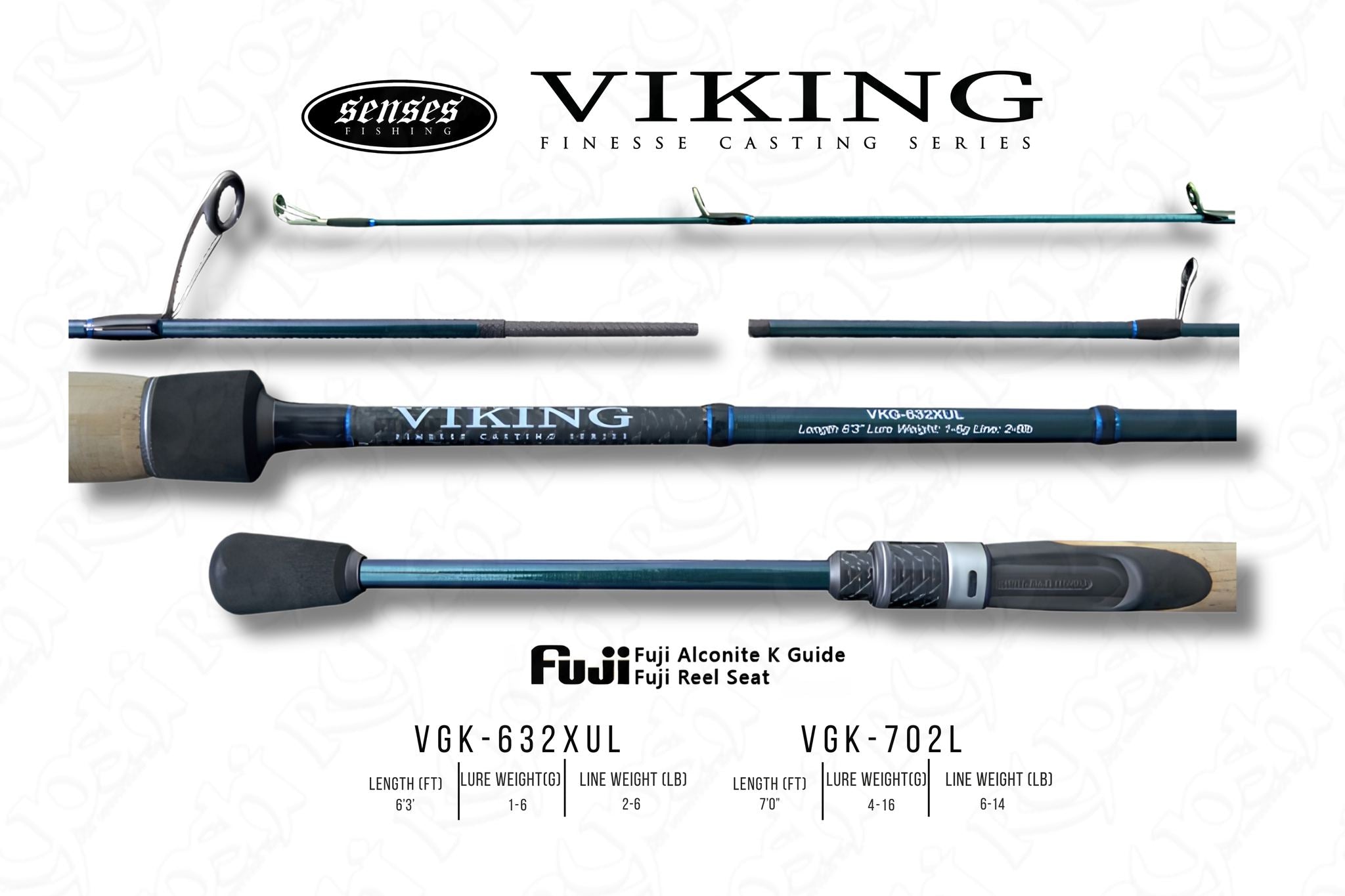 Senses Viking Finesse Casting Rod – Ryoshipro