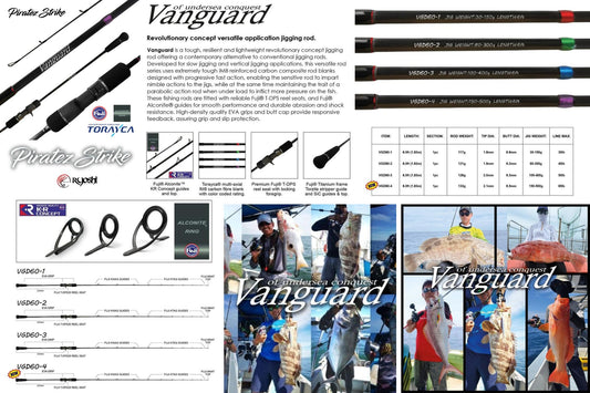 Piratez Strike Vanguard OH Slow Jigging Rod (10/25)