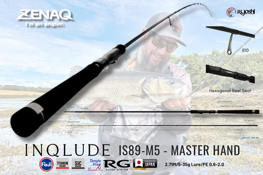 Zenaq Inqlude IS89-M5 Master Hand Casting Rod