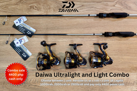 Daiwa Aerolite and Legais Combo
