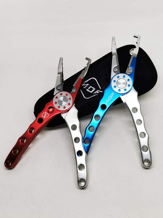 AOF Aluminum Heavy Duty Split Ring Pliers 8"