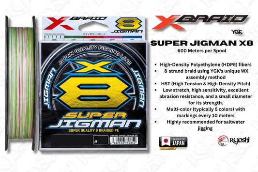X-braid Super Jigman X8 Braid