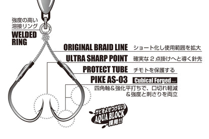 Decoy Twin pike shorter DJ-80