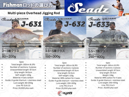 Fishman Seadz Varuna Travel Jigging rod (7/25)