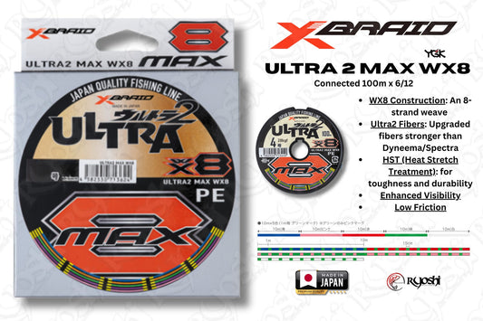 X-braid Ultra 2 Max WX8 Braid